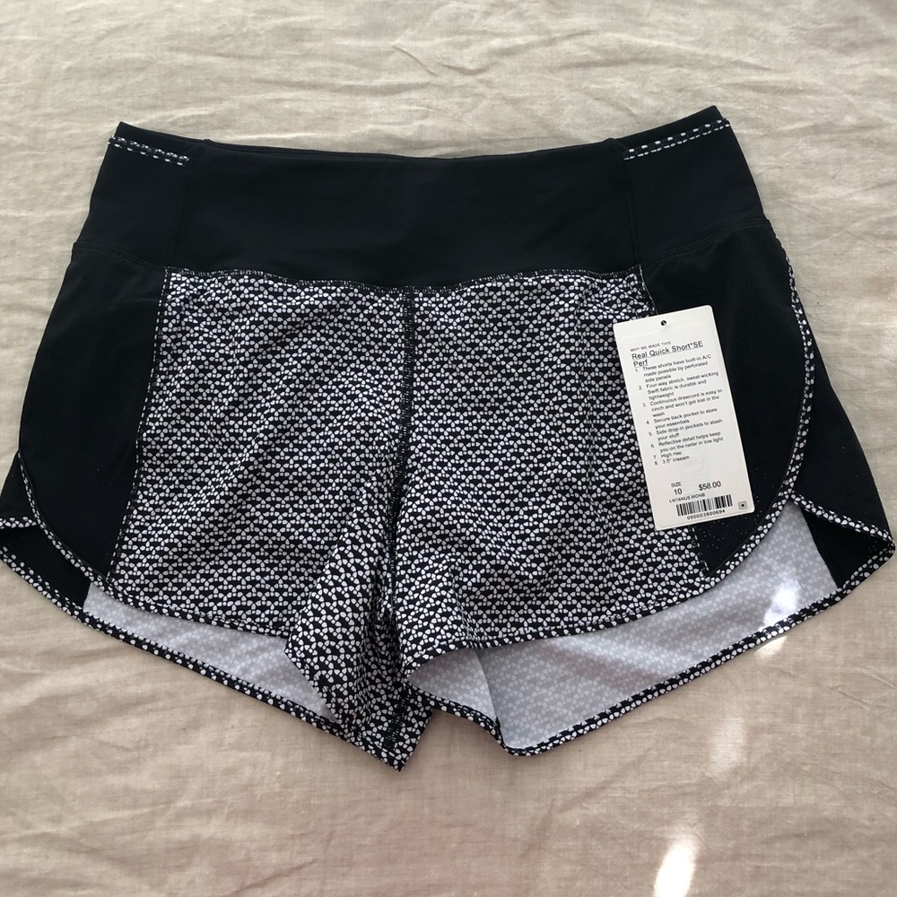 NWT Lululemon Real Quick Short